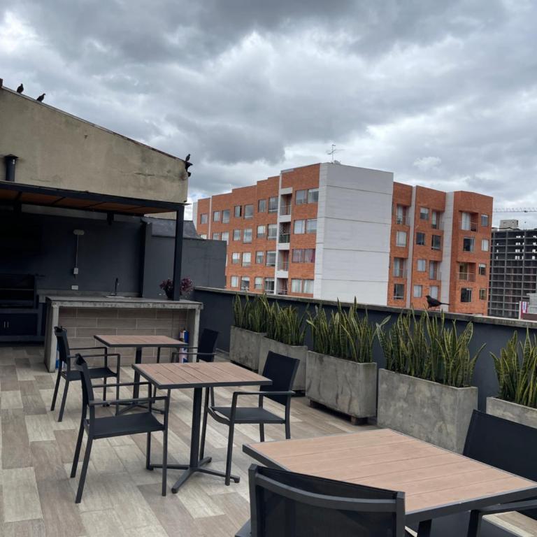 Apto luminoso y moderno en Chapinero Ideal para descansar o trabajar en Bogotá - Apartamento de 1 dormitorio - 23