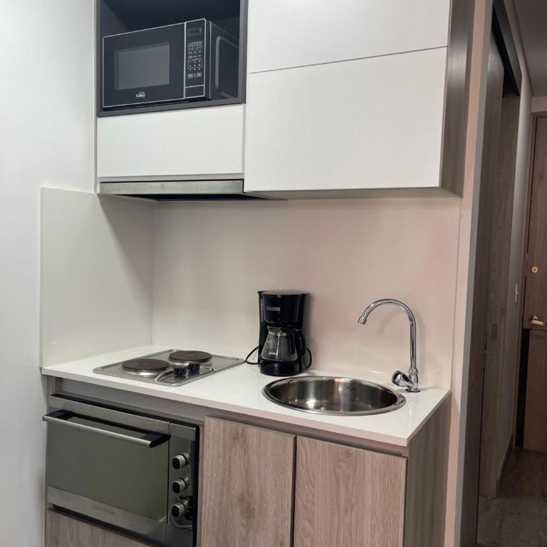 Apto luminoso y moderno en Chapinero Ideal para descansar o trabajar en Bogotá - Apartamento de 1 dormitorio - 3