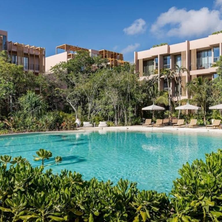 Exclusive Resort in Aldea Zama Aflora Luxury Loft Co Working Pools Gym - One-Bedroom Apartment - 2