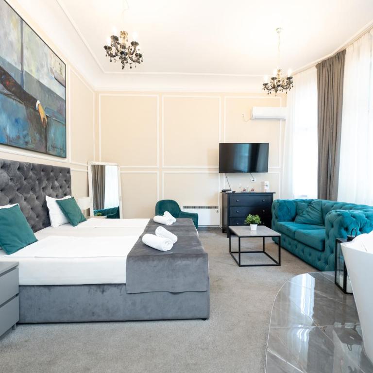 Kings Palace - Superior Dvokrevetna Soba sa Bračnim Krevetom i Pogledom na Grad - 1