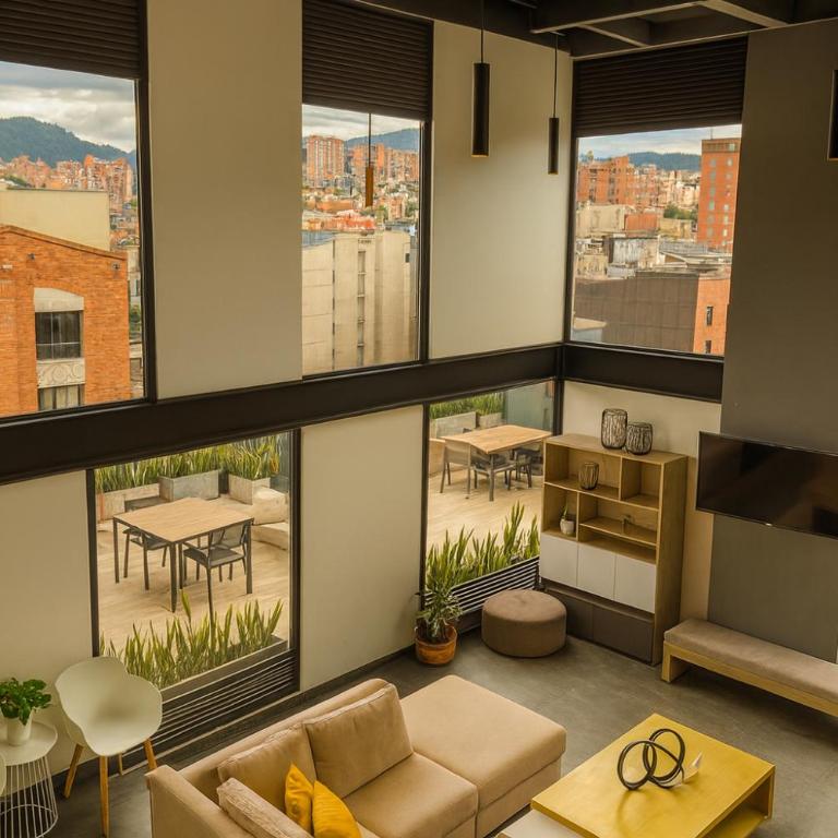 Apto luminoso y moderno en Chapinero Ideal para descansar o trabajar en Bogotá - Apartamento de 1 dormitorio - 43