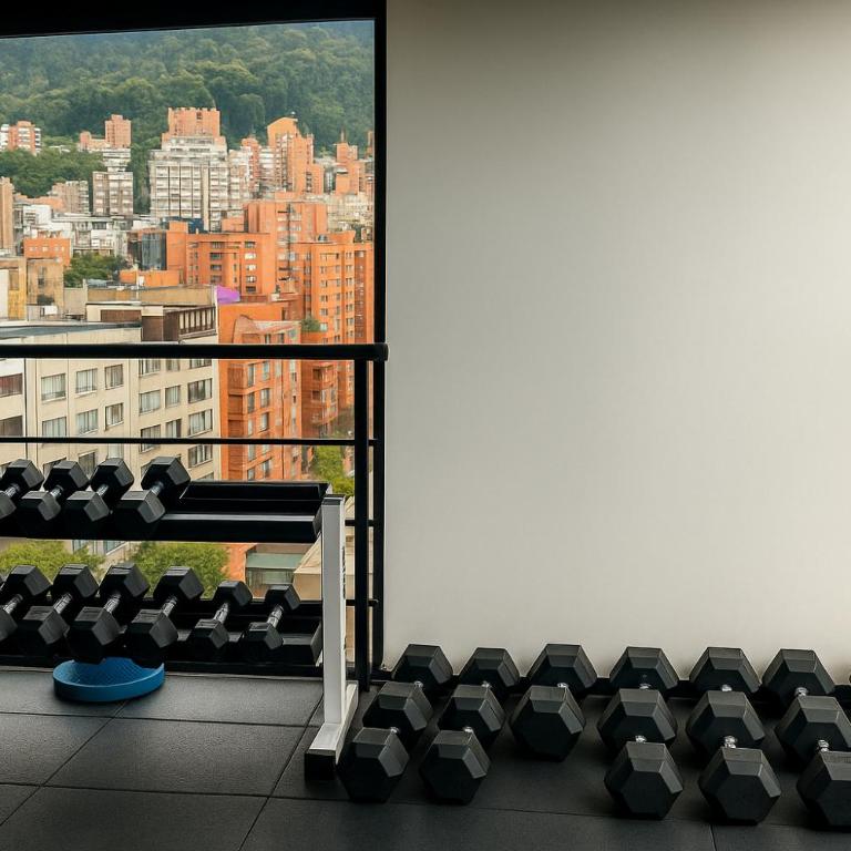 Apto luminoso y moderno en Chapinero Ideal para descansar o trabajar en Bogotá - Apartamento de 1 dormitorio - 49