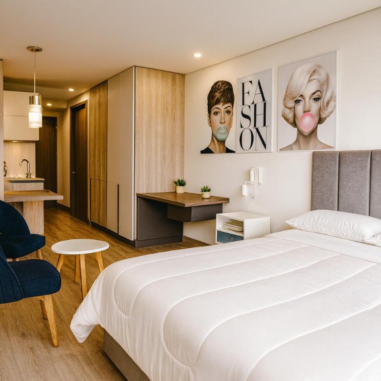 Apto luminoso y moderno en Chapinero Ideal para descansar o trabajar en Bogotá - Apartamento de 1 dormitorio - 5