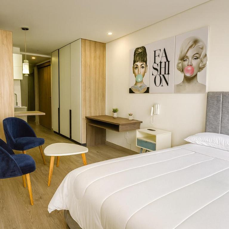 Apto luminoso y moderno en Chapinero Ideal para descansar o trabajar en Bogotá - Apartamento de 1 dormitorio - 51