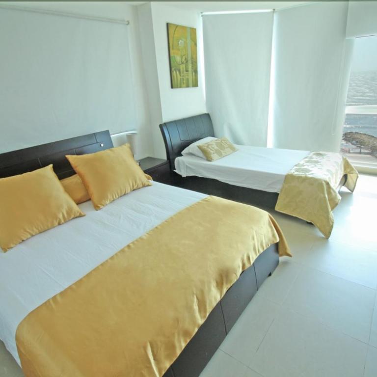 Hospedaje,Torres Del Lago,Cartagena,Turismocolombia-fit - Apartamento con balcón - 5