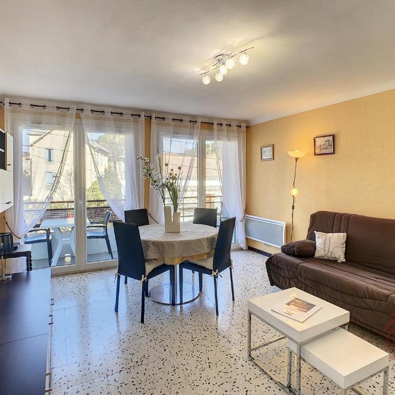 Appartement F2 moderne à Lamalou-les-Bains, proche thermes, balcon, Wi-Fi, animaux acceptés - FR-1-451-204 - Apartamento de 1 dormitorio - 1