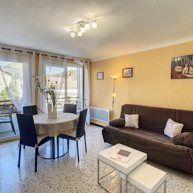 Appartement F2 moderne à Lamalou-les-Bains, proche thermes, balcon, Wi-Fi, animaux acceptés - FR-1-451-204 - Apartamento de 1 dormitorio - 8