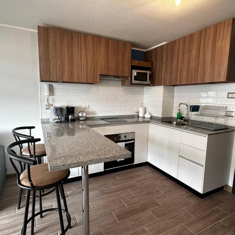 Departamento 1 ambiente - Apartamento de 1 dormitorio - 2