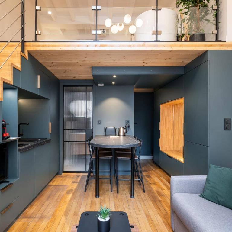 Évasion urbaine loft avec spa et balcon côté Opéra - Appartement - 2