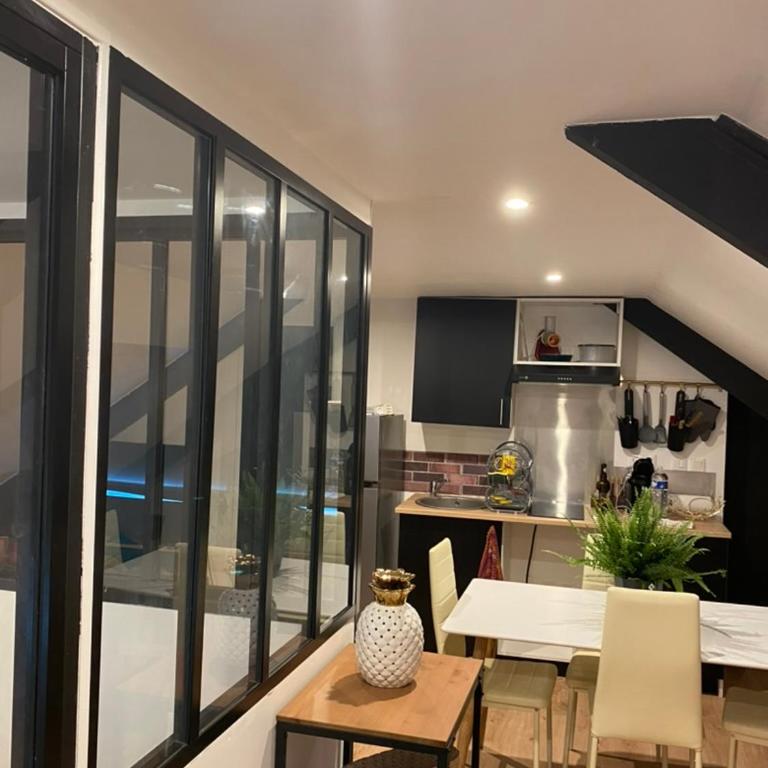 Appartement Atypique- Esprit Atelier Loft - parking privé - Wifi - vidéo - Appartement 1 Chambre - 5