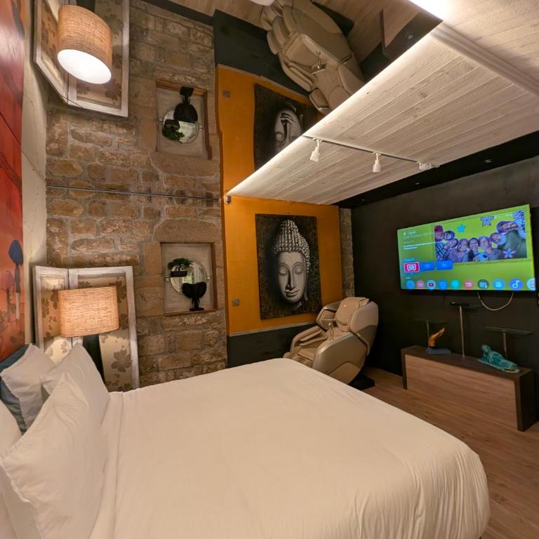 Les suites du Bouddha Bleu - Apartamento Superior con sauna - 9