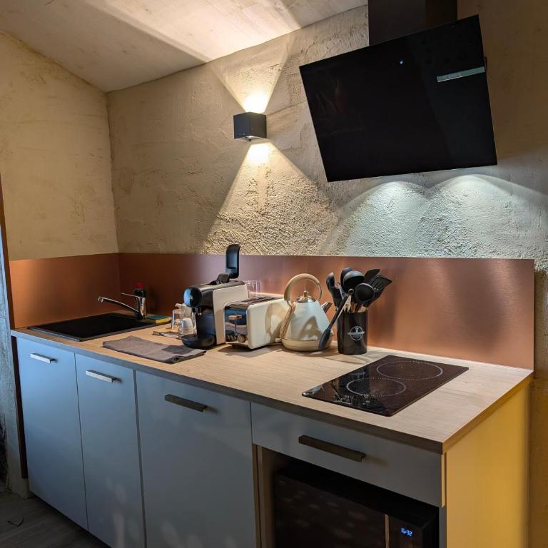 Les suites du Bouddha Bleu - Apartamento Superior con sauna - 8