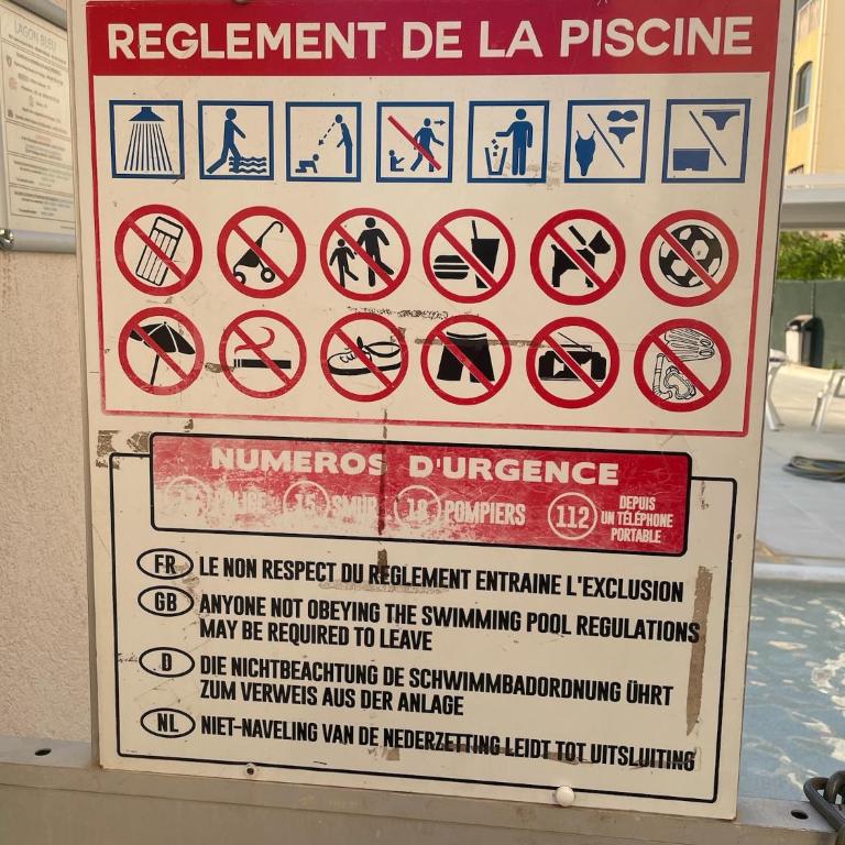 Bel Appartement T2 - Résidence Lagon Bleu - Piscine - Free WIFI - Apartamento de 1 dormitorio - 13