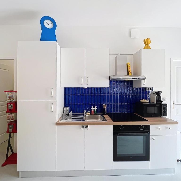 Le Chapitre - Appartement Centre - Terrasse - Climatisation - Reims - One-Bedroom Apartment - 6