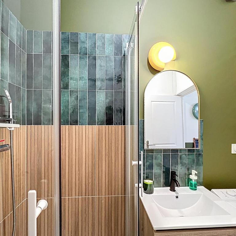 Le Chapitre - Appartement Centre - Terrasse - Climatisation - Reims - One-Bedroom Apartment - 13