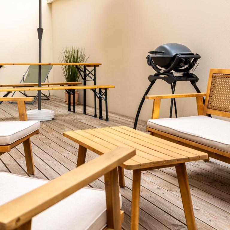 Le Chapitre - Appartement Centre - Terrasse - Climatisation - Reims - One-Bedroom Apartment - 1