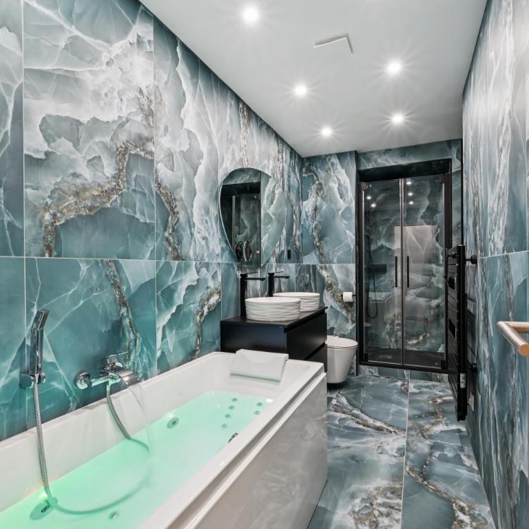 Lavie Maison Sauna Hot Tub & AC in 7th - Appartement 2 Chambres - 5