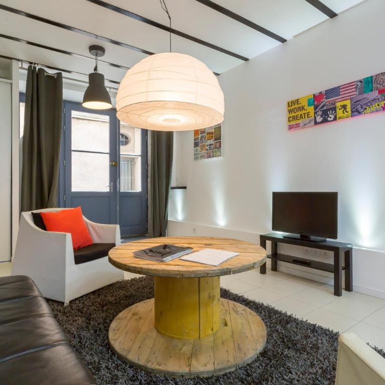 "Casa verde" Superbe duplex 70M2 place Bellecour - Apartamento de 1 dormitorio - 4