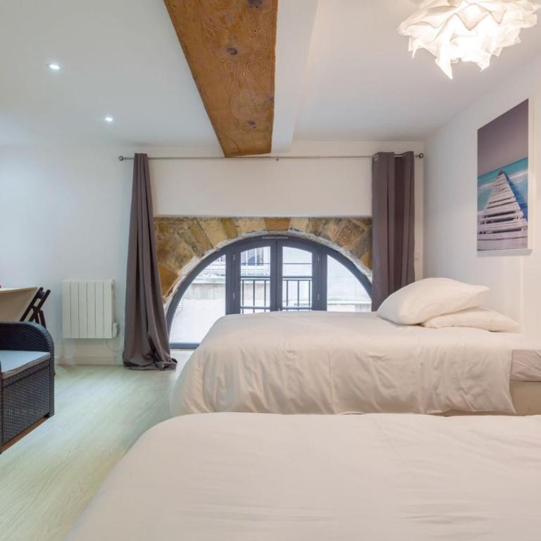 "Casa verde" Superbe duplex 70M2 place Bellecour - Apartamento de 1 dormitorio - 12