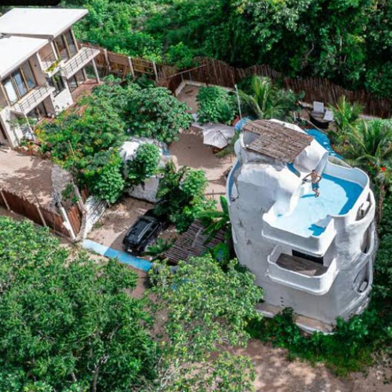 Kasa Alebrije Bacalar cocina comun 01 - Apartamento de 1 dormitorio - 1