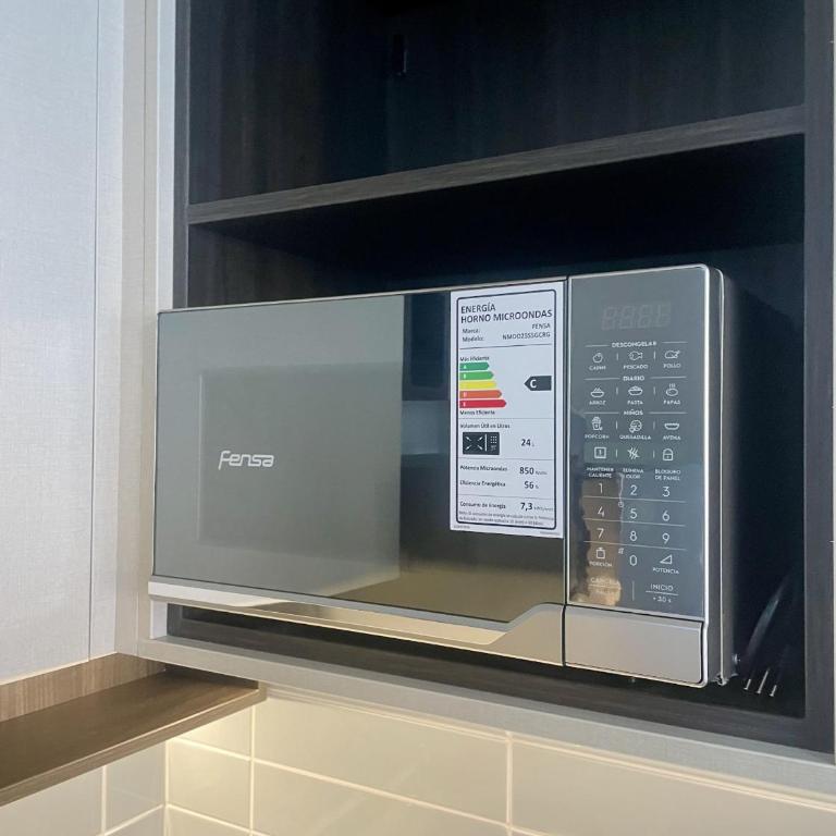 Apartamento Movistar Arena, con Sofá cama, Wifi, calefacción, Lavandería, Piscina - Apartamento de 1 dormitorio - 4