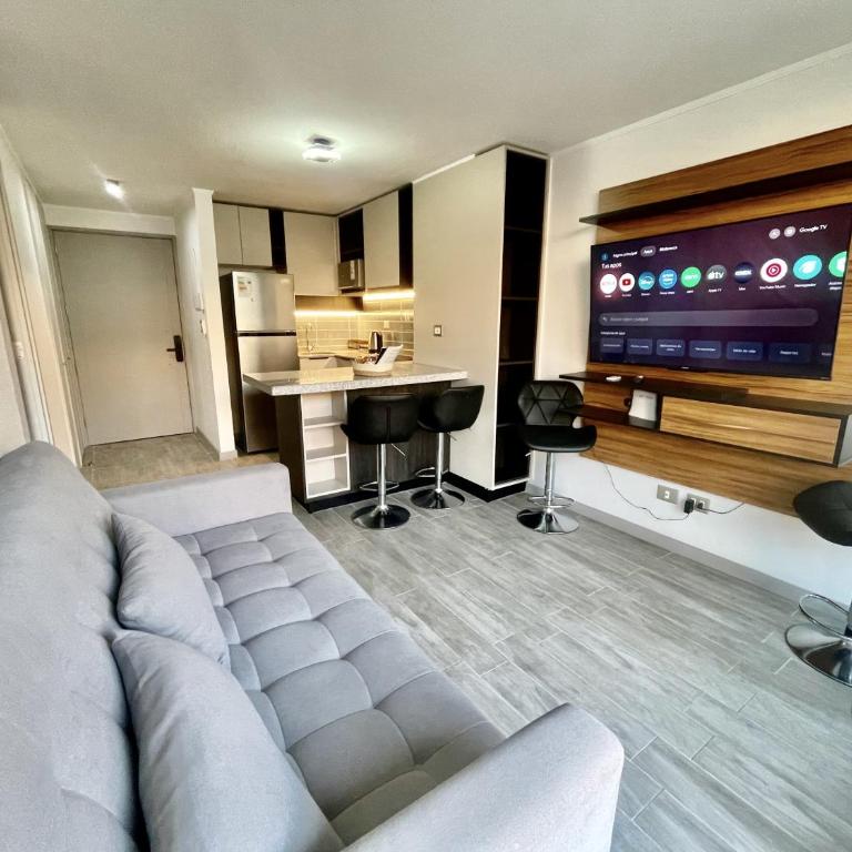 Apartamento Movistar Arena, con Sofá cama, Wifi, calefacción, Lavandería, Piscina - Apartamento de 1 dormitorio - 1
