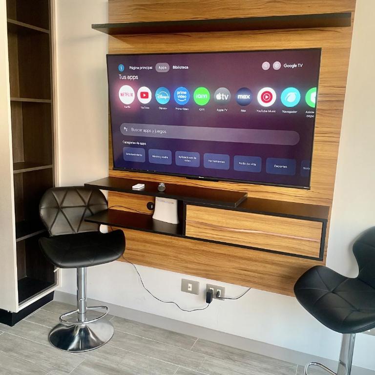 Apartamento Movistar Arena, con Sofá cama, Wifi, calefacción, Lavandería, Piscina - Apartamento de 1 dormitorio - 16