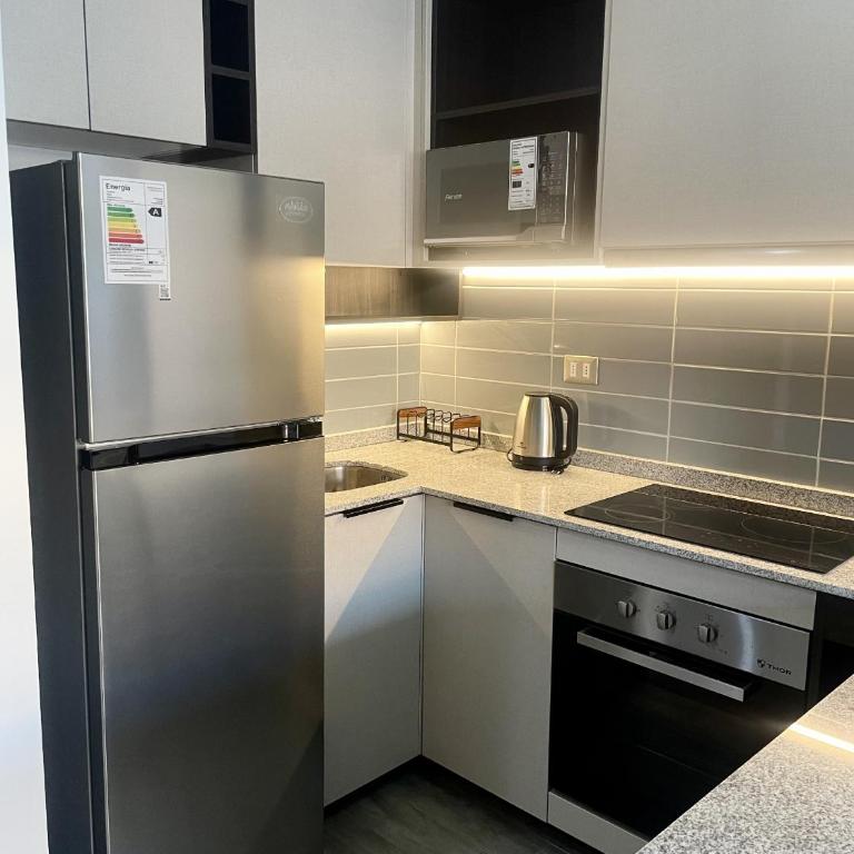 Apartamento Movistar Arena, con Sofá cama, Wifi, calefacción, Lavandería, Piscina - Apartamento de 1 dormitorio - 21