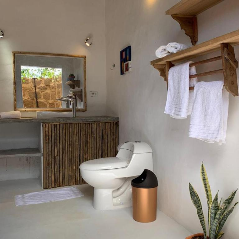 Refugio en Barichara con piscina, jardines y atardeceres únicos - Villa de 2 dormitorios - 21