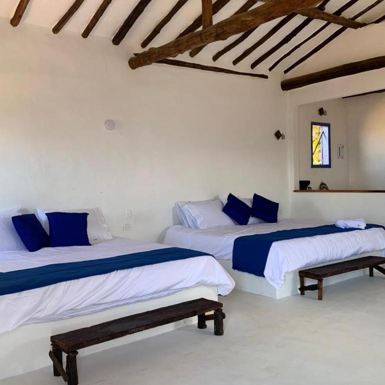 Refugio en Barichara con piscina, jardines y atardeceres únicos - Villa de 2 dormitorios - 29