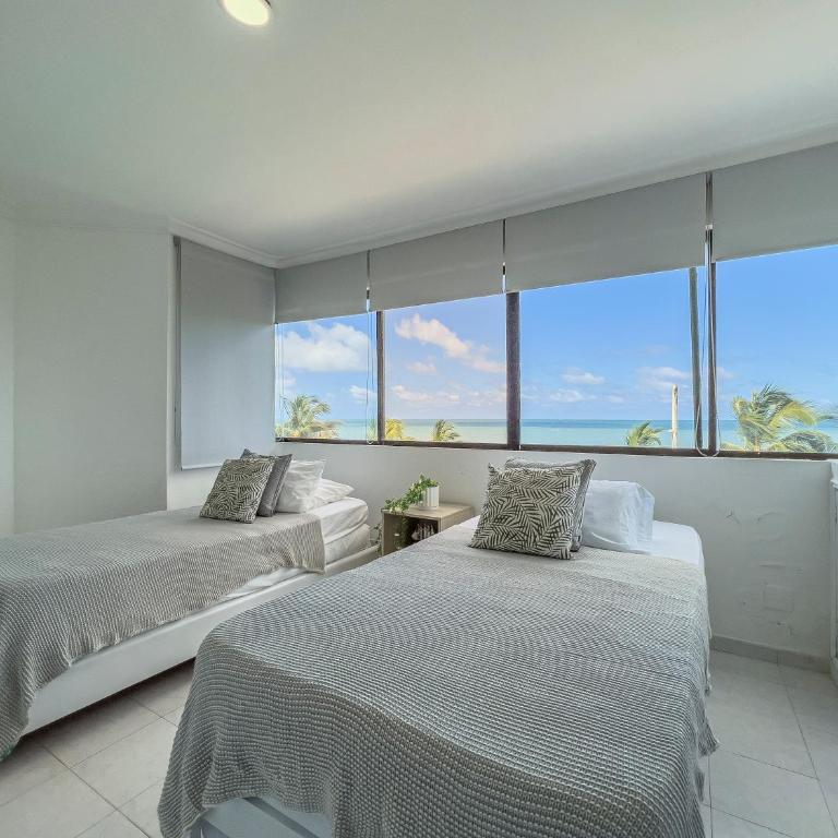 Bocagrande Flamingo Beach - Con vista al mar y salida directa a playa - Apartamento de 2 dormitorios - 25