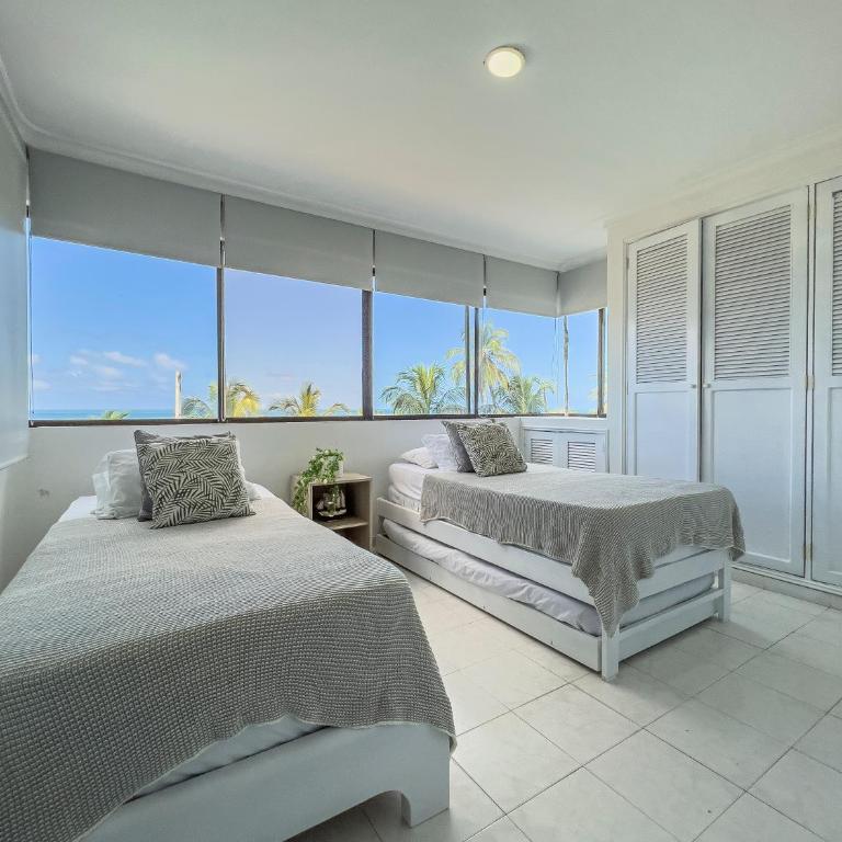 Bocagrande Flamingo Beach - Con vista al mar y salida directa a playa - Apartamento de 2 dormitorios - 26