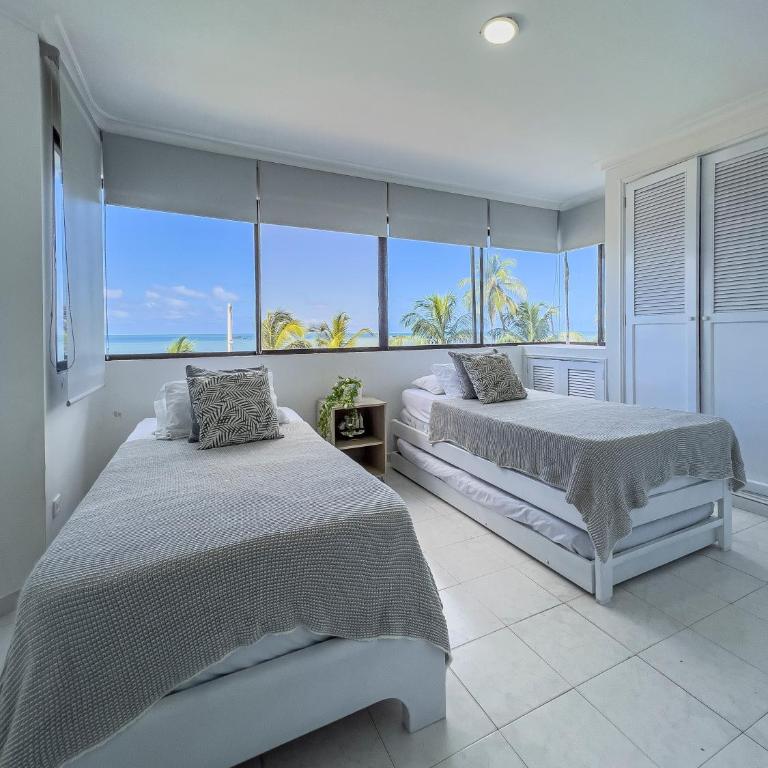 Bocagrande Flamingo Beach - Con vista al mar y salida directa a playa - Apartamento de 2 dormitorios - 24