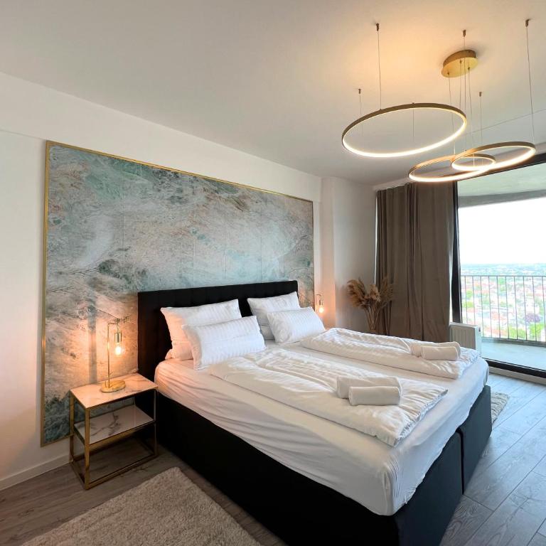 NEW I GREAT CITY VIEW I 32 FLOOR I BOXSPRINGBED and NETFLIX - Apartamento de 1 dormitorio - 1