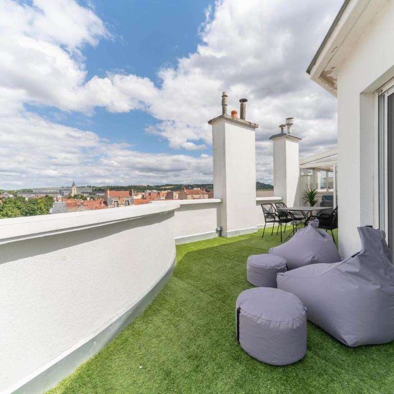 Le Carnot - Appartement design 2 pièces Centre Ville - Appartement 1 Chambre avec Vue - 23