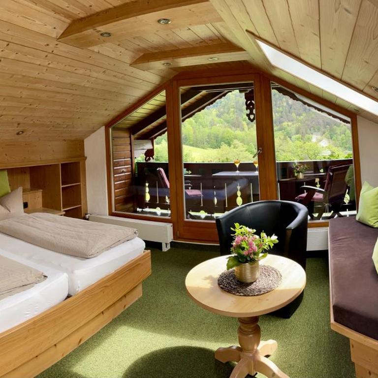 Hubertus am Thumsee - Ruhe Frühstück und Alpenpanorama - Doppelzimmer mit Balkon oder Terrasse - 10