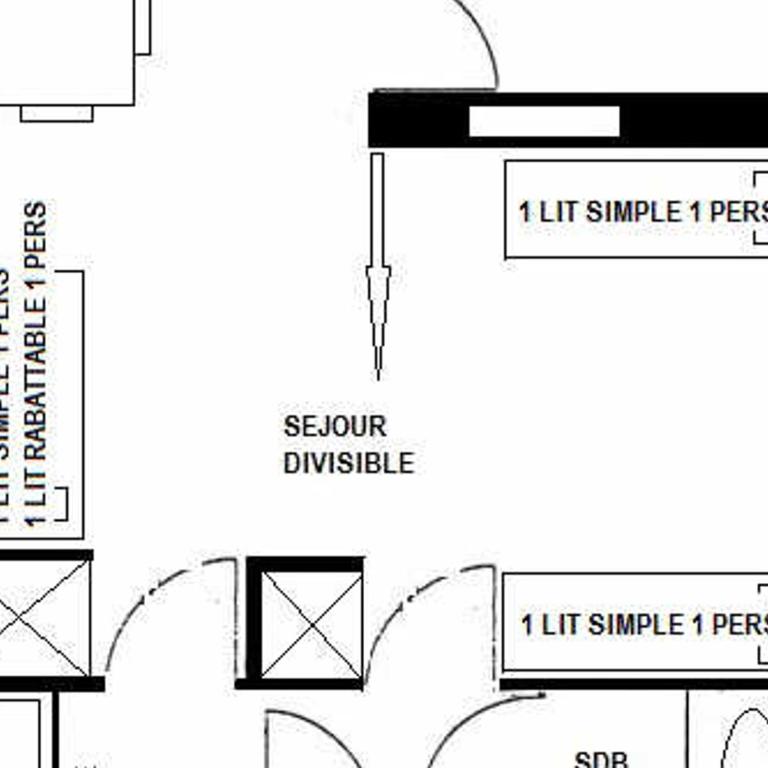 Studio divisible pour 3 pers, prox commerces et pistes, parking gratuit, balcon - FR-1-329-13 - Studio - 6
