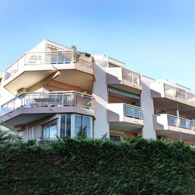 Charmant 2 p, piscine, terrasse, aperçu mer, proximité Cannes, Antibes, Monaco - Appartamento con 1 Camera da Letto - 12