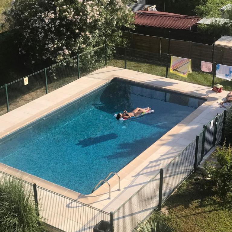 Charmant 2 p, piscine, terrasse, aperçu mer, proximité Cannes, Antibes, Monaco - Appartamento con 1 Camera da Letto - 15