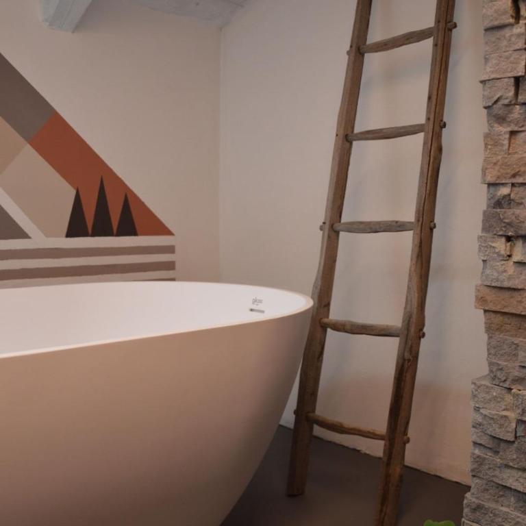 Mountain Suite with tub and view, Alpine design - Appartamento con 1 Camera da Letto - 43