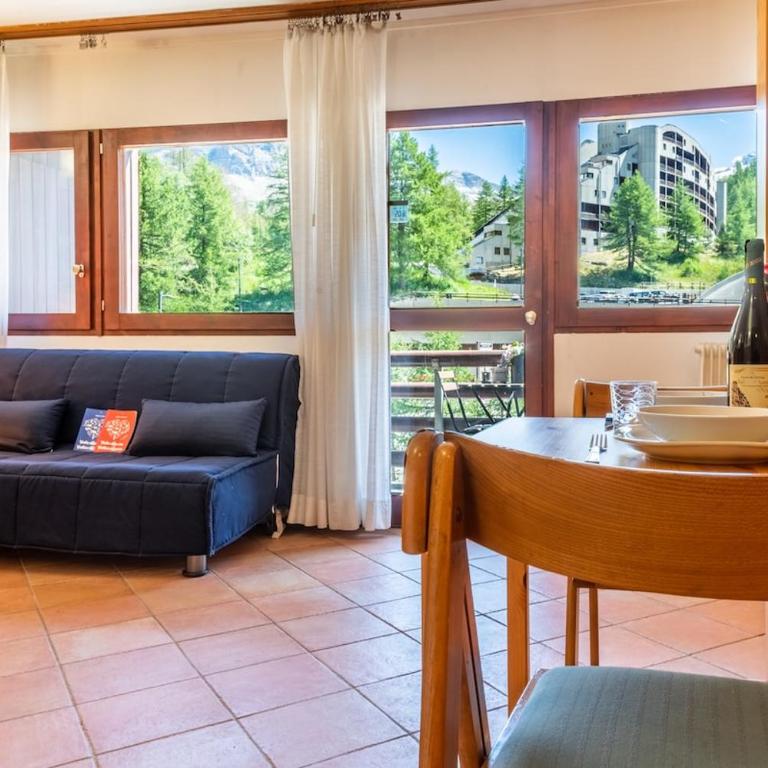 MCX Vacation Rental - Il Cervino Sul Terrazzo, Family Studio with Panoramic Terrace, Close to the Ski Lift! - Monolocale Familiare - 10