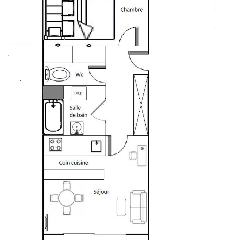 Appartement 2 pièces 4-5 pers, terrasse sud, Méribel centre, ski-in/ski-out, WIFI - FR-1-411-613 - Appartement (5 Adultes) - 12