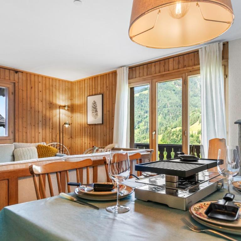 Val d'Illiez, 6 pers - balcon et vue - parking - Apartment mit 2 Schlafzimmern - 7