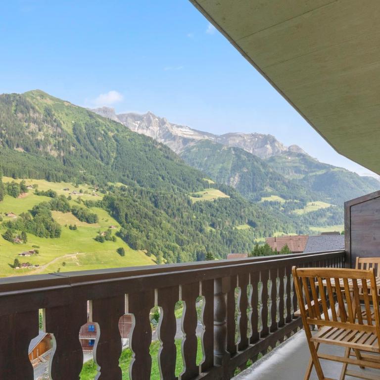 Val d'Illiez, 6 pers - balcon et vue - parking - Apartment mit 2 Schlafzimmern - 5