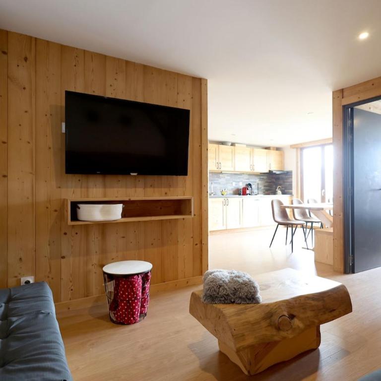 Le Hibou - Grand Appartement, Vue Montagne - Appartement 2 Chambres avec Vue sur la Montagne - 6