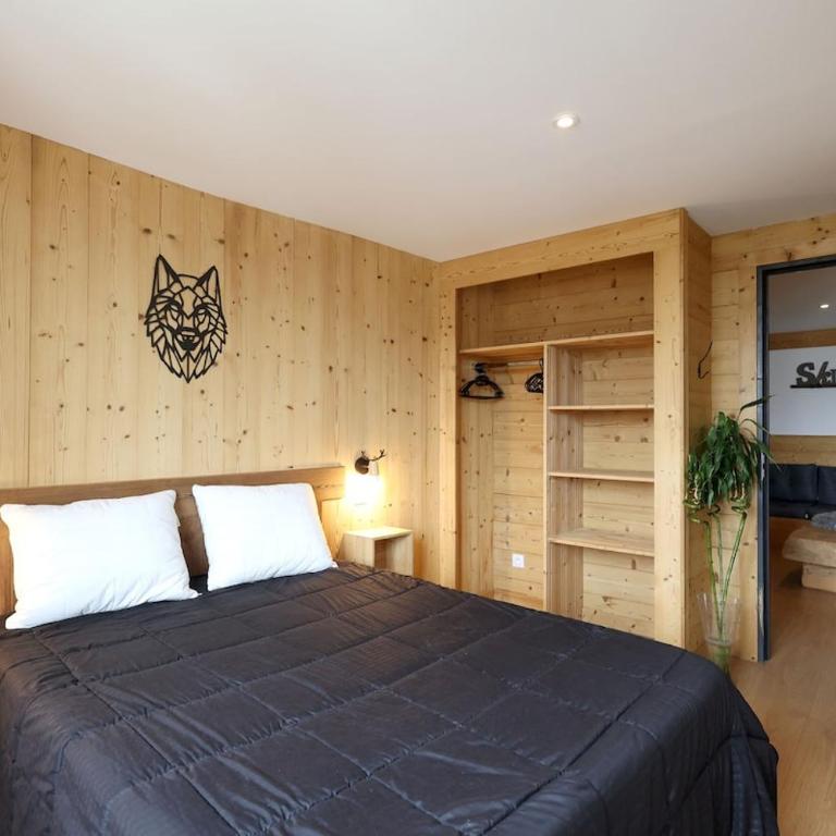 Le Hibou - Grand Appartement, Vue Montagne - Appartement 2 Chambres avec Vue sur la Montagne - 13