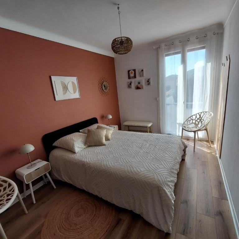 Très belle vue mer T3 tt confort clim 4 pers, proche plages - Appartement 2 Chambres - 7
