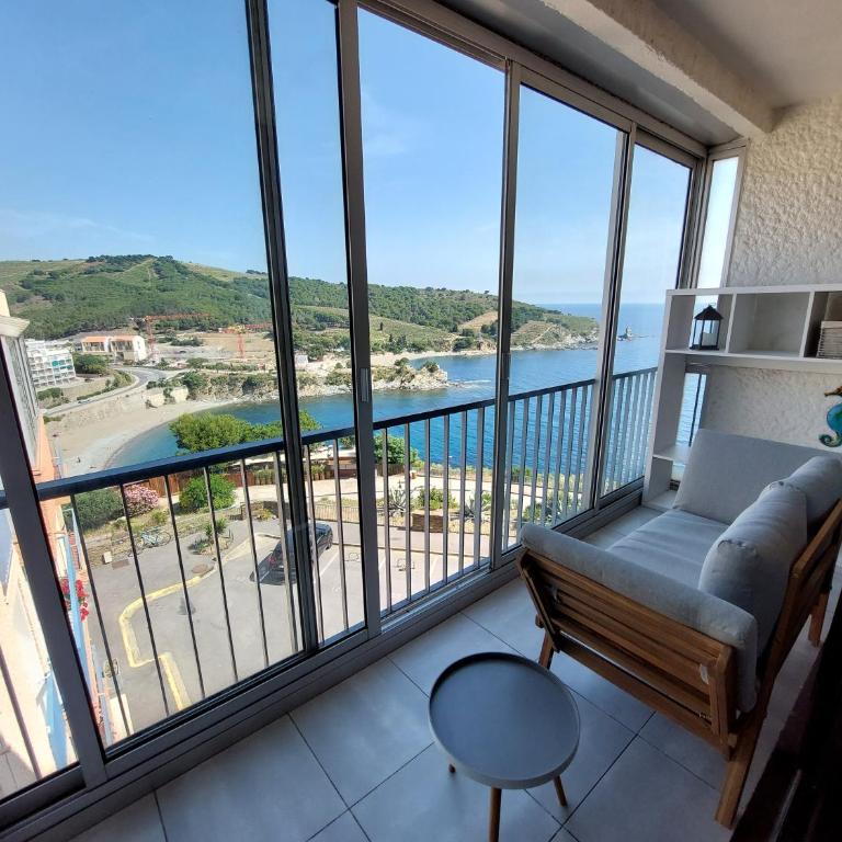 Très belle vue mer T3 tt confort clim 4 pers, proche plages - Appartement 2 Chambres - 3