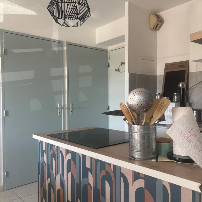 Résidence copacabana Logement T3 piscine privée et plage à 30m - Two-Bedroom Apartment - 6
