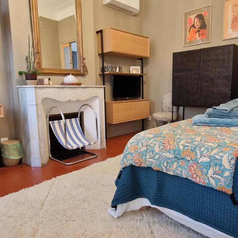 Divine Idylle Luxe 3 chambres, terrasse 130m2, jacuzzi, Clim 5 m Cours Mirabeau - Appartamento con 3 Camere da Letto - 49